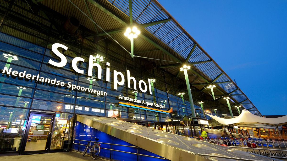 'Expect delays': Schiphol airport chaos after storm grounds 135 flights