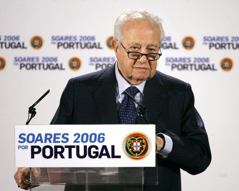 Mário Soares na tentativa frustrada de regressar à presidência em 2006