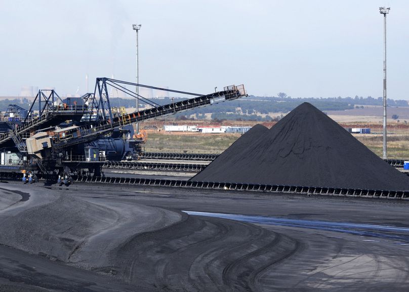 A general view of coal operation area at the Kusile coal-fired power plant near Emalahleni, South Africa.