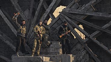 Rebellen sind auf dem Vormarsch nach Damaskus Rebellen sind auf dem Vormarsch nach Damaskus