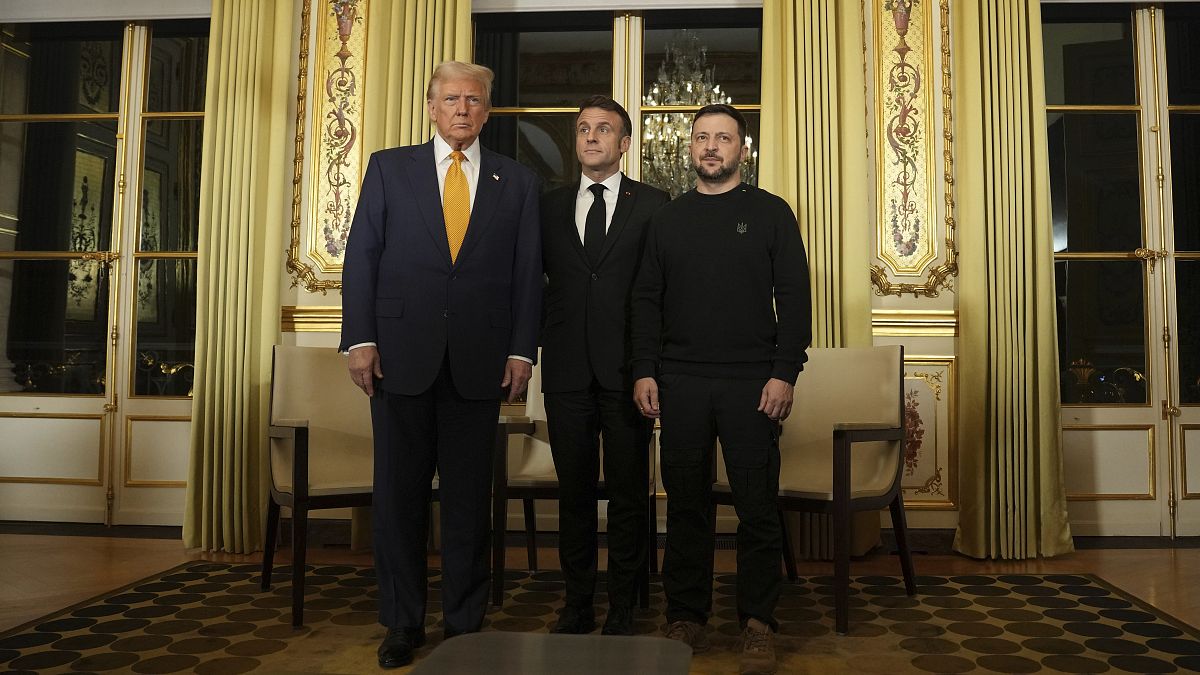 Volodymyr Zelenskyy says Paris talks with Trump and Macron were 'constructive'