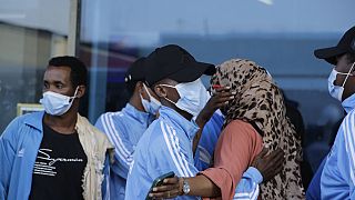 Somali migrant boat accident survivors arrive home in Mogadishu