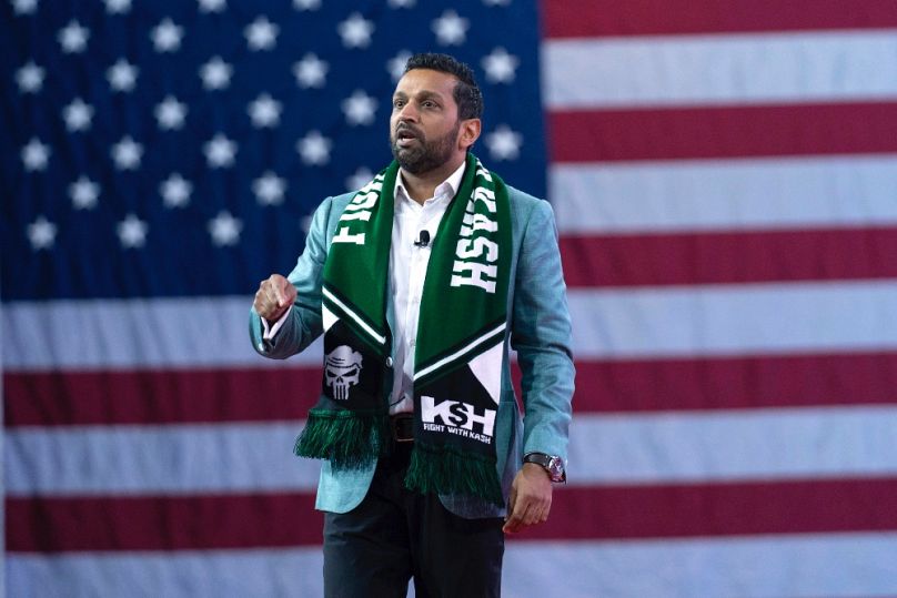 Kash Patel a marylandi CPAC-on, 2024 februárjában