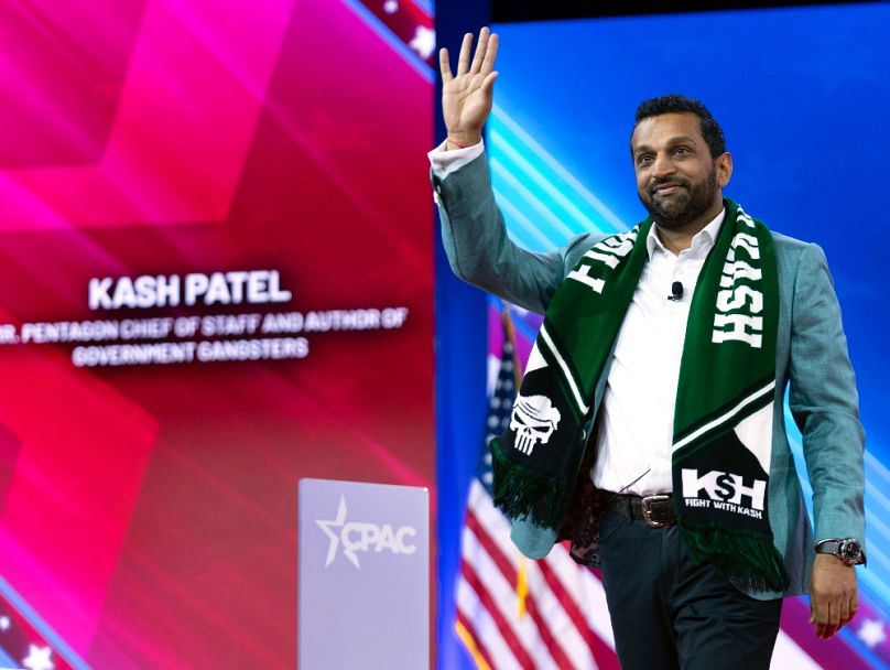 Kash Patel a marylandi CPAC-on, 2024 februárjában