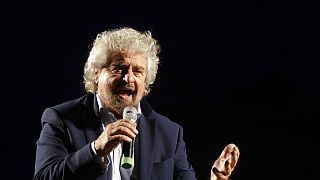 Il fondatore del Movimento 5 Stelle Beppe Grillo nel 2016 