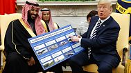 دونالد ترامپ و بن سلمان ولیعهد عربستان سعودی