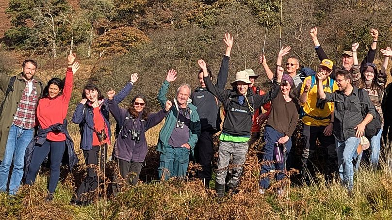 Members of the Welsh environmental group Tir Natur