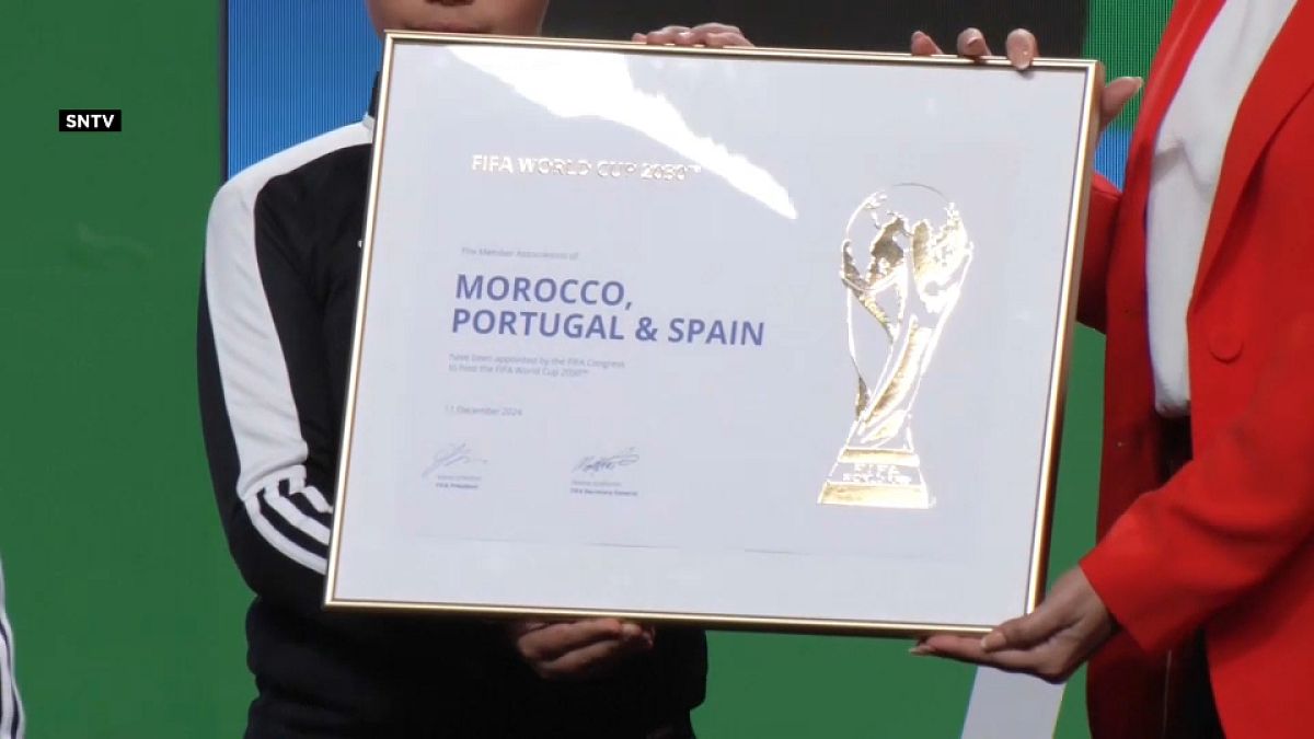 إسبانيا تحتفل بتأكيد استضافتها لكأس العالم 2030 مع البرتغال والمغرب