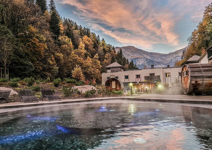 The thermal baths in Saint-Gervais