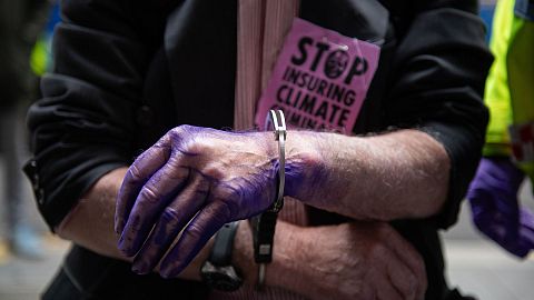 Arrests are three times more likely in the UK.