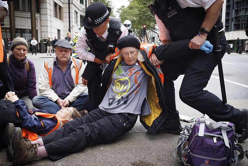 British protesters are three times more likely to be carted off.