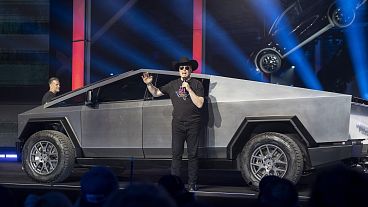 File picture: Tesla CEO Elon Musk speaks at the "Cyber Rodeo" grand opening celebration of its Tesla Giga Texas manufacturing facility in Austin, Texas