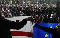 La Georgia è stata scossa da notti consecutive di proteste.