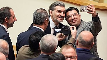 Mikheil Kavelashvili, right, shoots towards goal during the Reunification Cup against the Chinese national team in Hong Kong, on July 1, 2007. Mikheil Kavelashvili, right, shoots towards goal during the Reunification Cup against the Chinese national team in Hong Kong, on July 1, 2007.