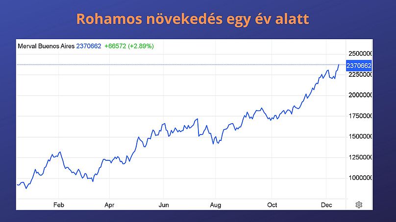 Rohamos növekedés egy év alatt