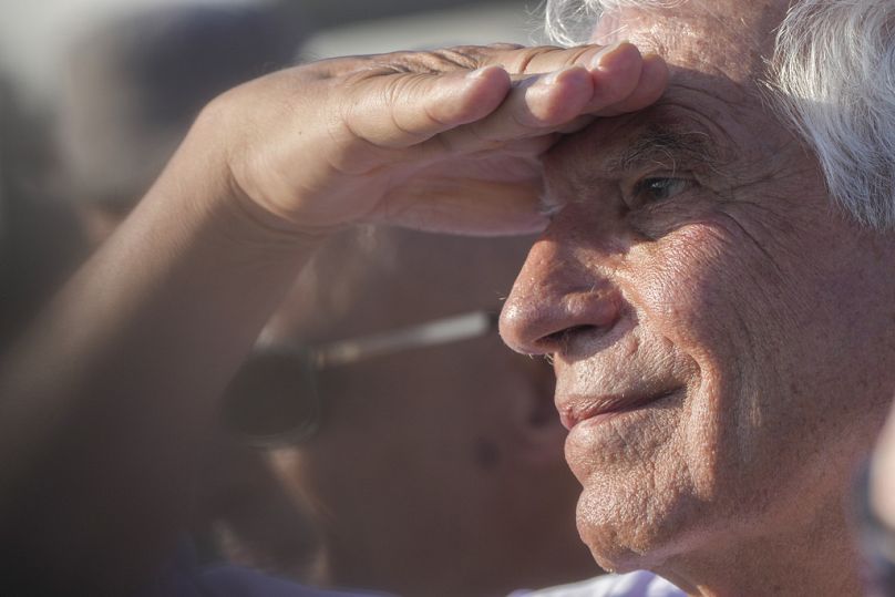 European Union foreign policy chief Josep Borrell visits the Rafah border crossing between Egypt and the Gaza Strip, September 2024