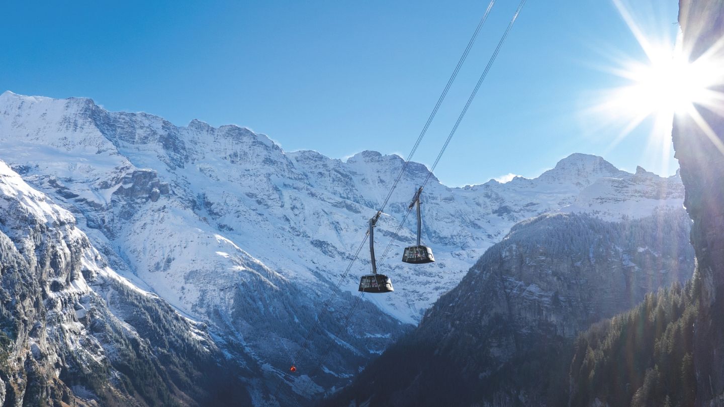 Switzerland unveils the world's steepest cable car leading up to