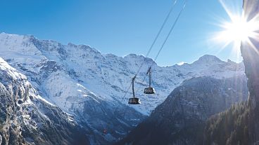 Die steilste Seilbahn der Welt. Die steilste Seilbahn der Welt.
