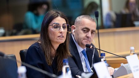Portugal's Teresa Anjinho addresses MEPs in a 3 December hearing
