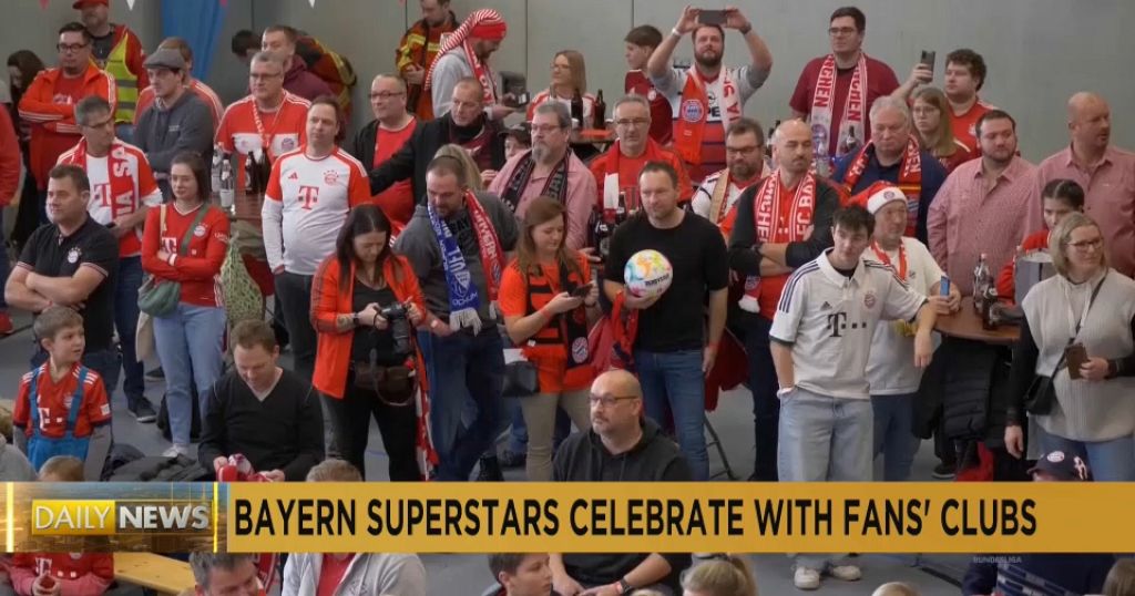 Bayern Munich stars share Christmas joy with their biggest fans