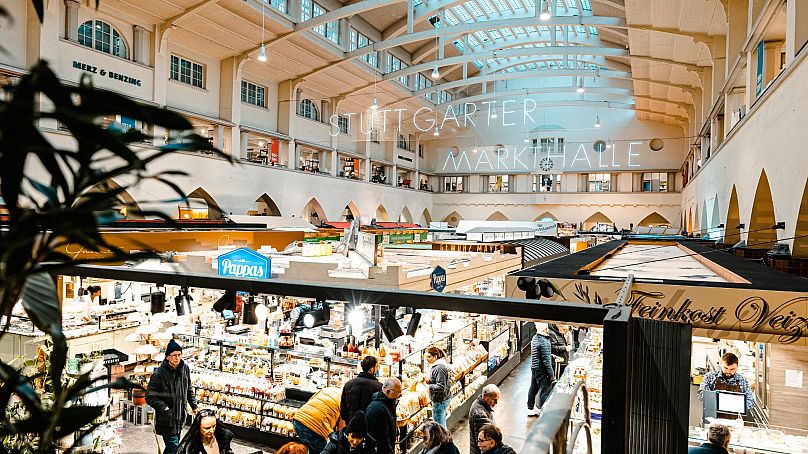 The indoor market is a delight to visit in January