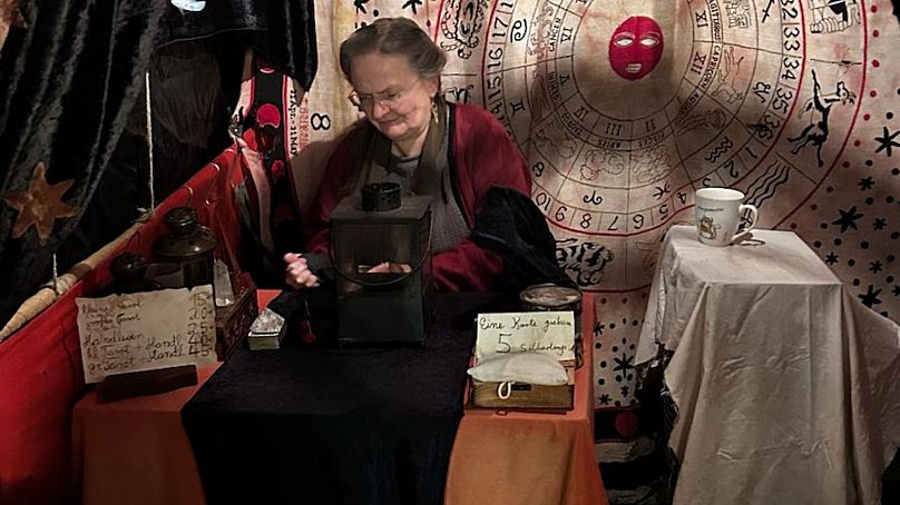 Fortune teller at Esslingen Christmas Market