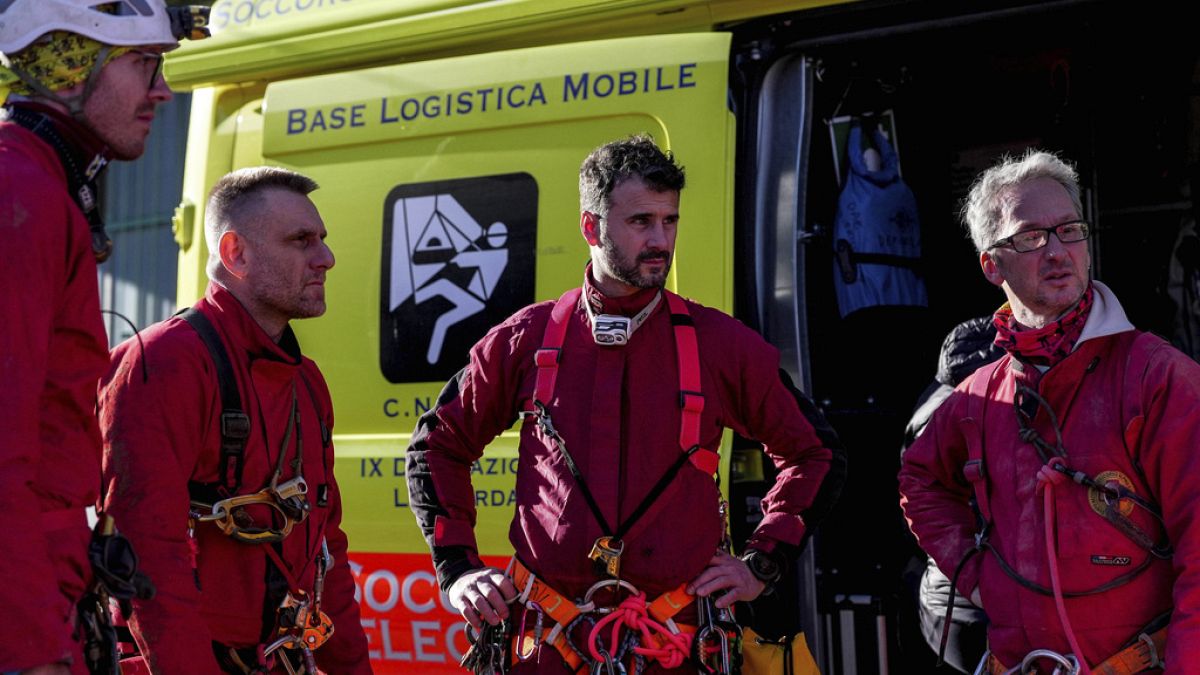 Italian woman rescued from Bergamo cave after 75 hours trapped underground