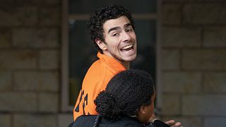 Suspect Luigi Mangione is taken into the Blair County Courthouse on Tuesday, 10 December 2024, in Hollidaysburg, PA