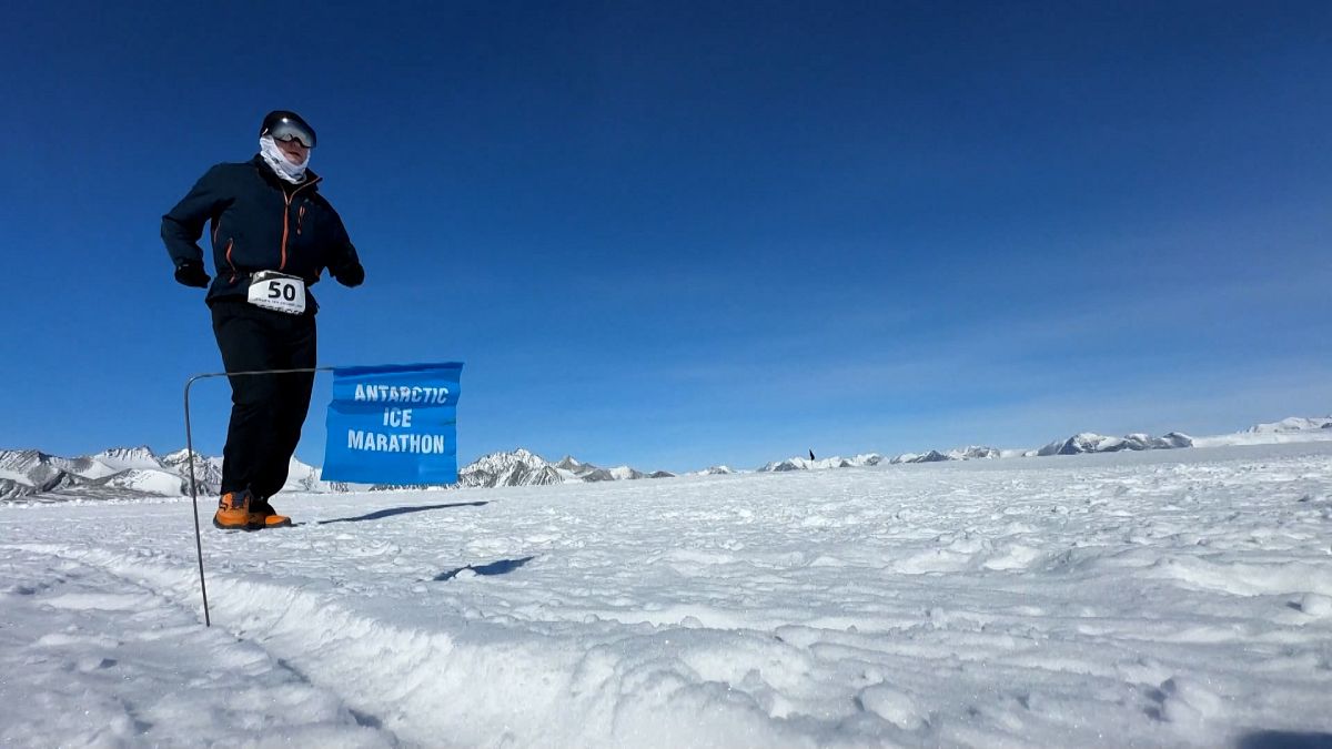 The Antarctic Ice Marathon is the southernmost race in the world