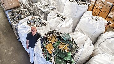 Electronic waste at a recycling plant in Belgium. Toxic flame retardants are a particular problem at the waste stage, the European Chemicals Agency has warned. Electronic waste at a recycling plant in Belgium. Toxic flame retardants are a particular problem at the waste stage, the European Chemicals Agency has warned.