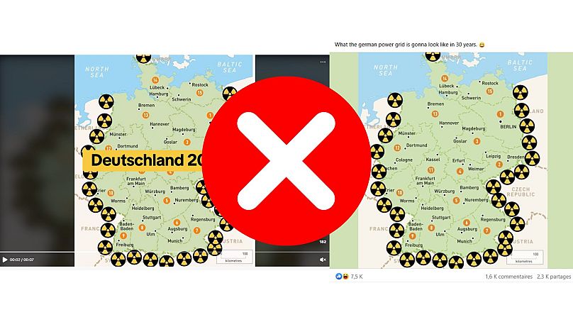 O mapa foi partilhado em diferentes plataformas de redes sociais