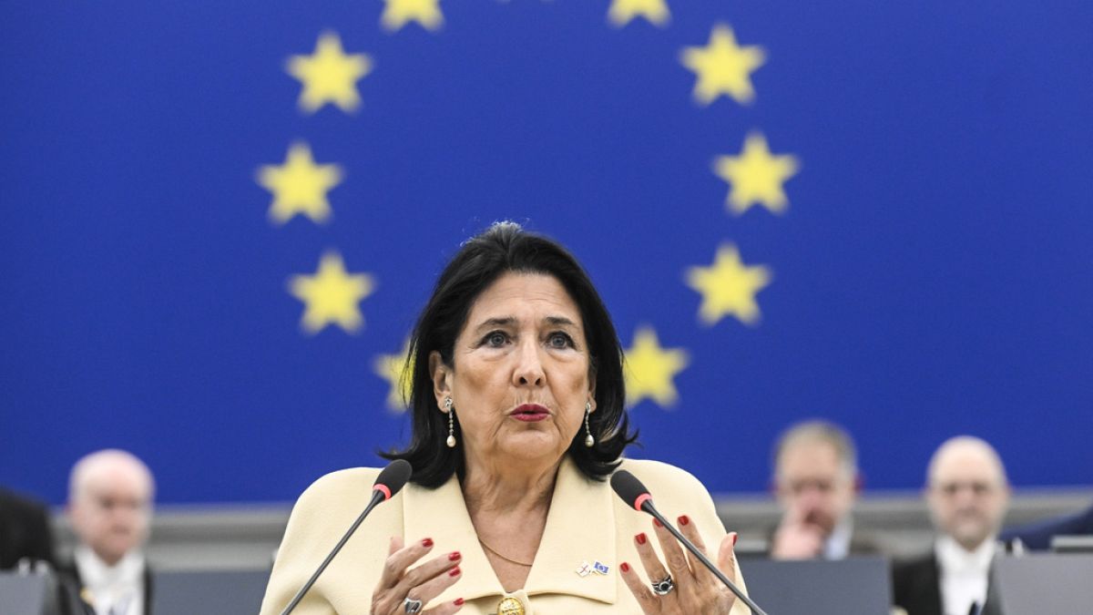 الرئيسة الجورجية المنتهية ولايتها: "يجب على أوروبا إيجاد القوة اللازمة للتصرف" لدعم المحتجين