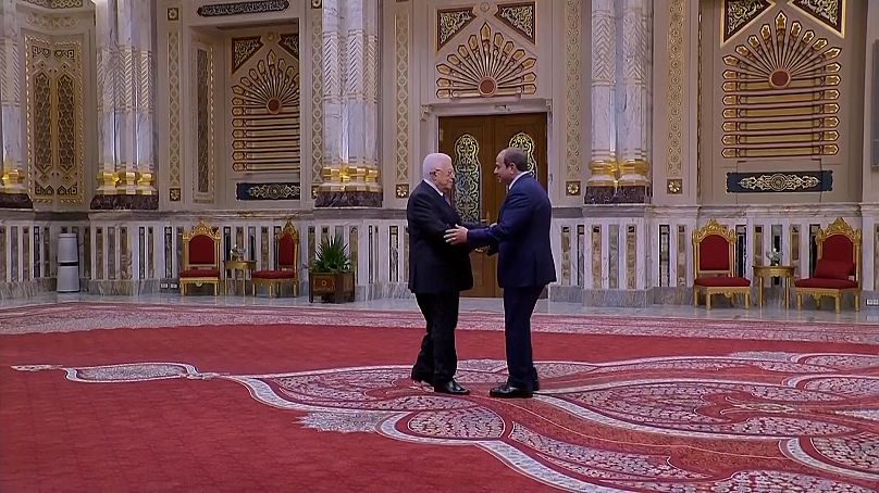 استقبال سیسی از محمود عباس 