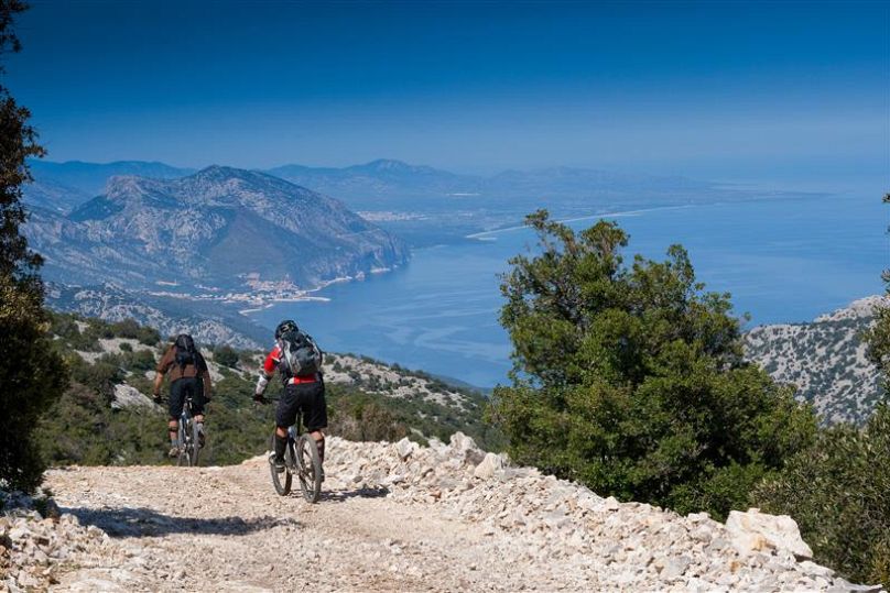 Sardinia between mountains and sea - Riding mountain bike, Italy