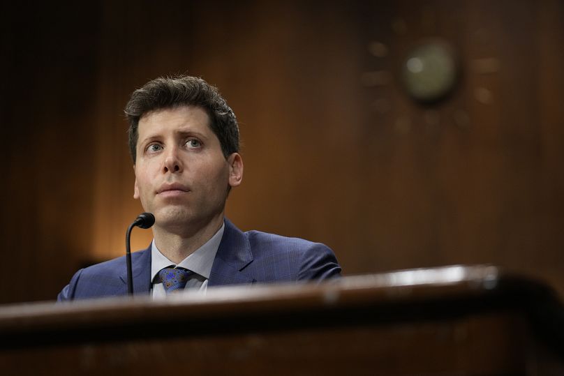 Le PDG d'OpenAI, Sam Altman, participe à une audition de la sous-commission judiciaire du Sénat américain sur la vie privée concernant l'IA, le mardi 16 mai 2023, à Washington