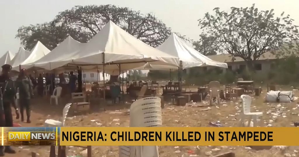 Deadly crush at Christmas funfair in Nigeria leaves 35 children dead Deadly crush at Christmas funfair in Nigeria leaves 35 children dead