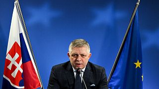 Il capo del governo slovacco Robert Fico 