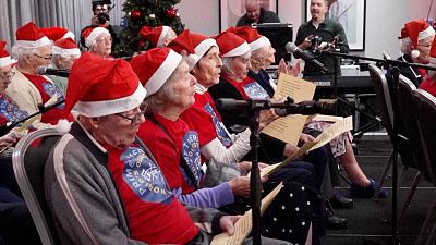 With an average age of 94, care home residents in UK set new record for world's oldest choir