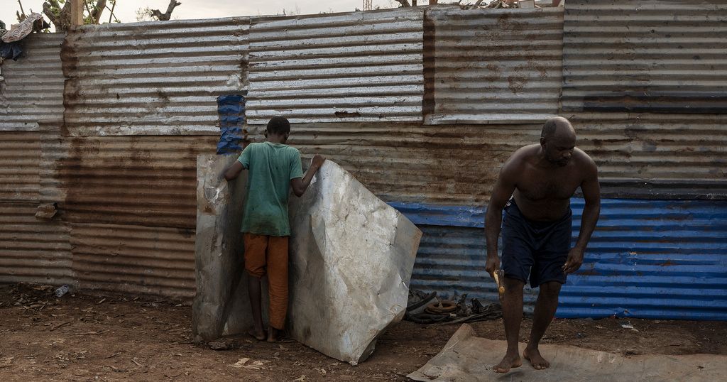 Families rebuilding home in Mayotte complain about lack of assistance