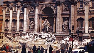 Un'immagine della fontana di Trevi