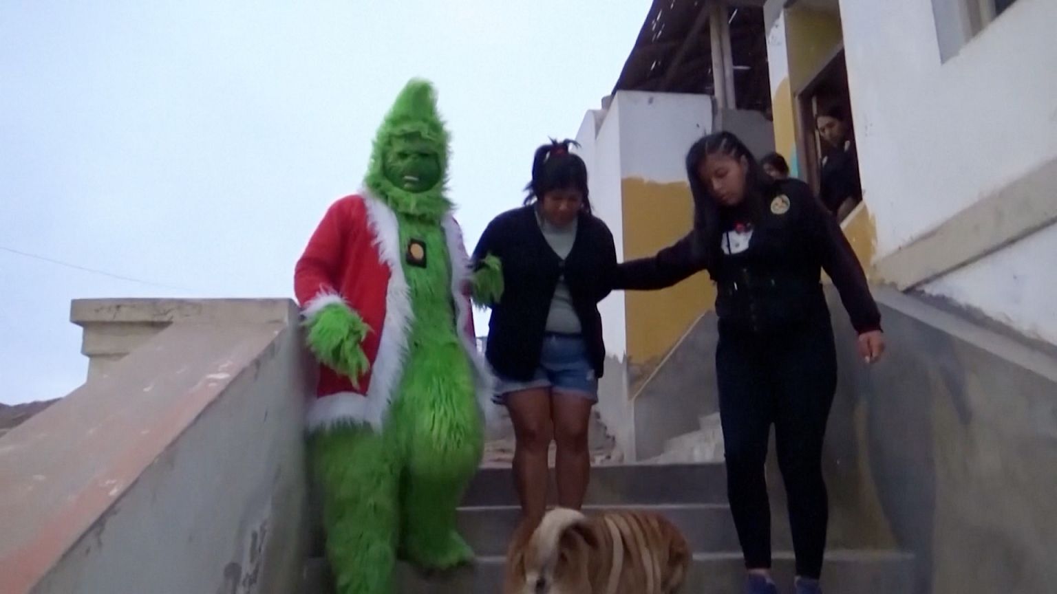 La unidad Escuadrón Verde de la Policía Nacional de Perú detiene a presuntos narcotraficantes