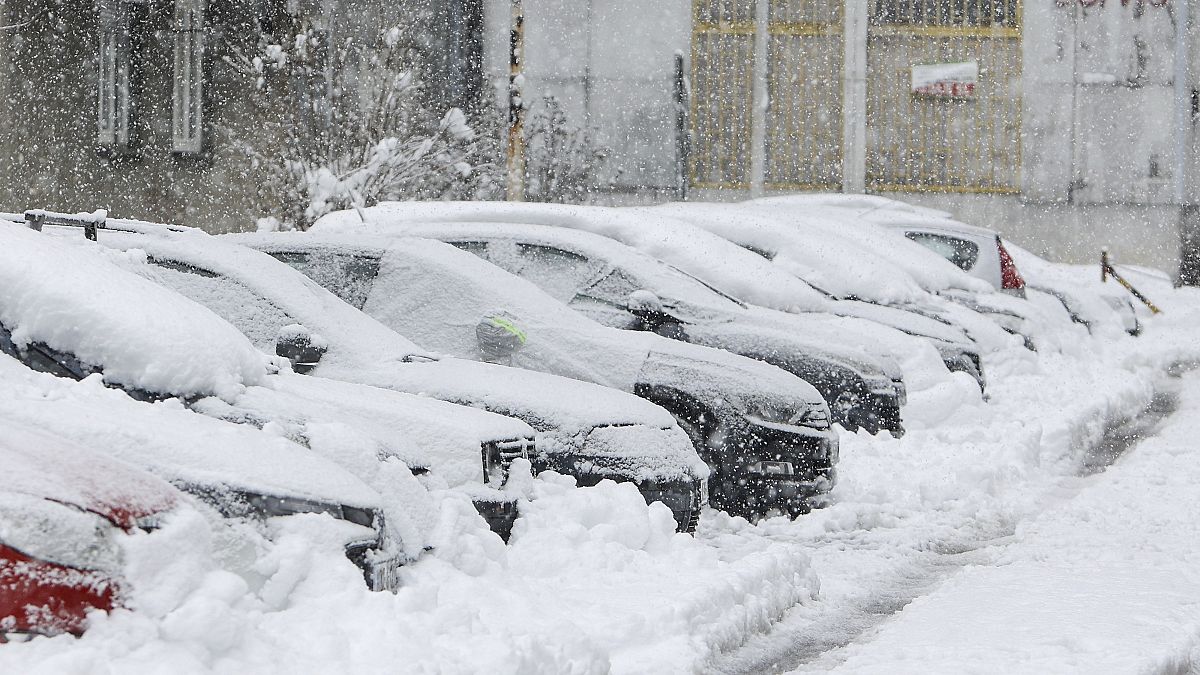 Káoszt okozott a havazás Boszniában, Szerbiában és Horvátországban