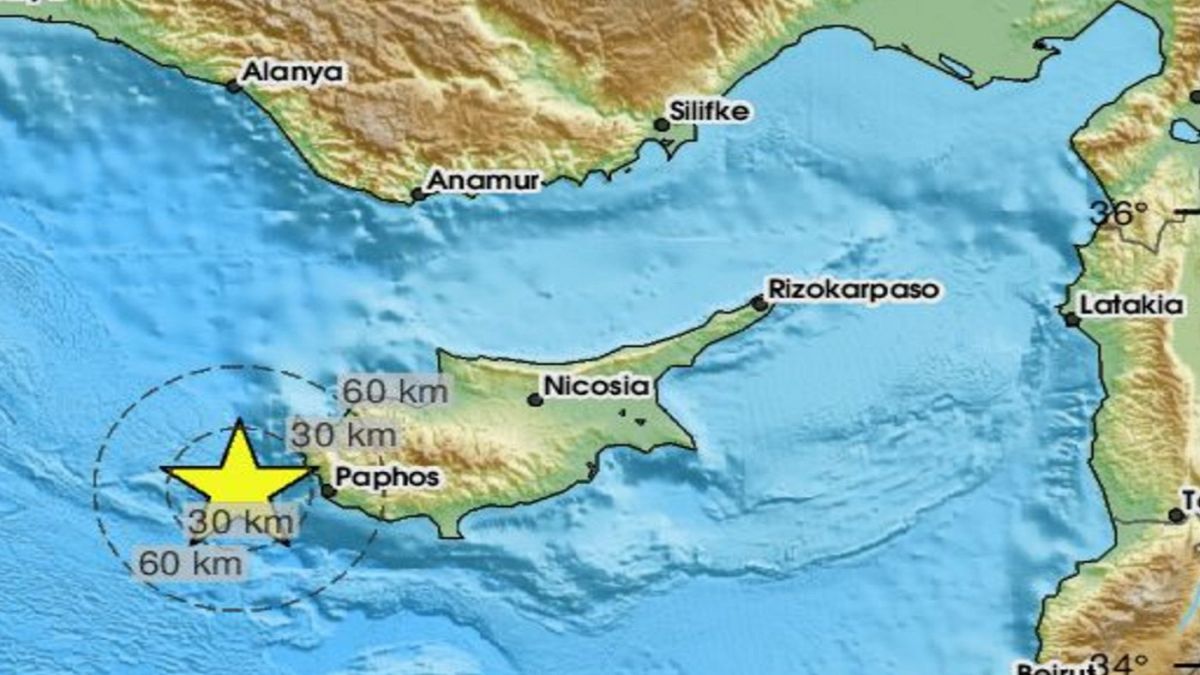 Σεισμός 4,4 Ρίχτερ ταρακούνησε το βράδυ της παραμονής Χριστουγέννων την Κύπρο