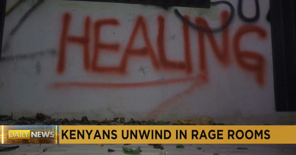 The Kenyans letting off steam in rage rooms