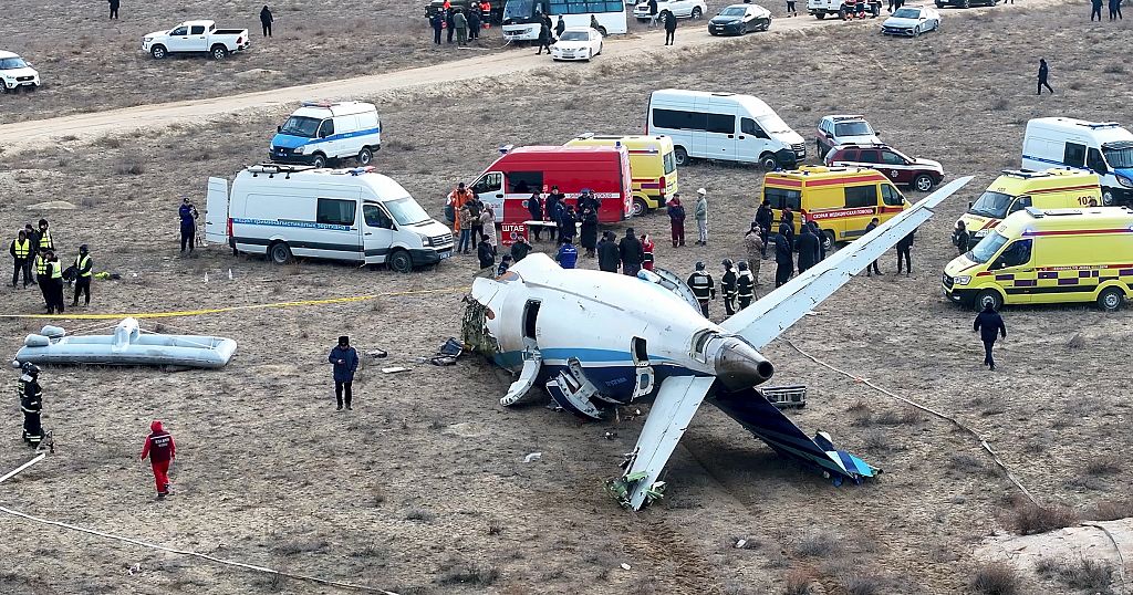 Azerbaijani airliner crashes in Kazakhstan, leaving over 30 feared dead Azerbaijani airliner crashes in Kazakhstan, leaving over 30 feared dead