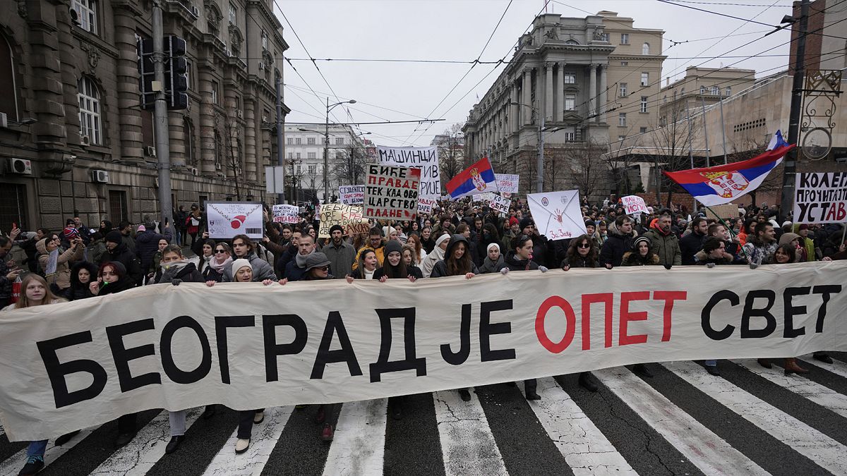 Σερβία: Η επικεφαλής εισαγγελέας κάλεσε σε συνάντηση τους διαδηλωτές φοιτητές