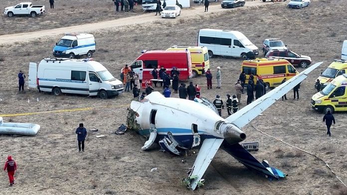 Azerbaijani President Ilham Aliyev launches criminal probe into Azerbaijan Airlines plane crash