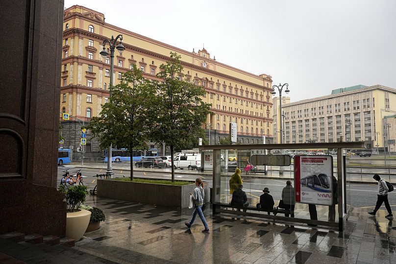 The headquarters of the FSB as seen in Moscow, 12 July, 2023