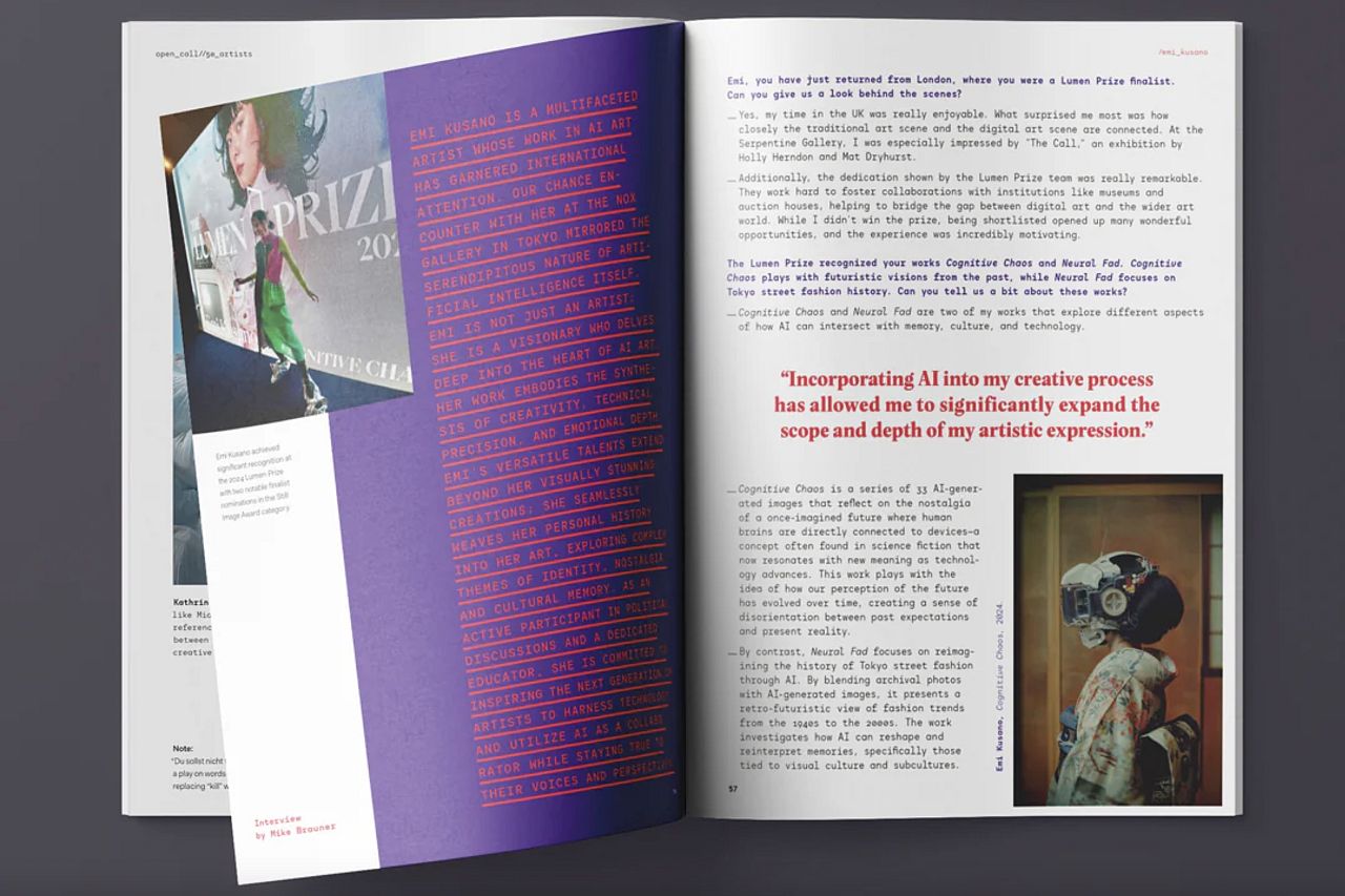 The debut issue is a mix of art and critical thought.