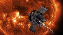 Eine künstlerische Darstellung der Parker Solar Probe im Anflug auf die Sonne, zur Verfügung gestellt von der NASA